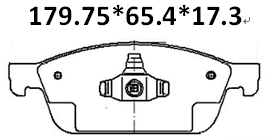 天博 SCP1796 刹车片 - TEMB TEMB SCP1796 Brake Pad 天博 SCP1796 刹车片 TEMB 刹车系统
