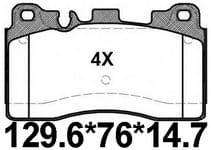 天博 SCP1805 刹车片 - TEMB TEMB SCP1805 Brake Pad 天博 SCP1805 刹车片 TEMB 刹车系统