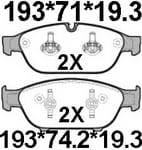 TEMB SCP1806 Brake Pad