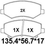 TEMB SCP1849 Brake Pad - TEMB TEMB SCP1849 Brake Pad TEMB Тормозная система