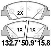 天博 SCP1863 刹车片 - TEMB TEMB SCP1863 Brake Pad 天博 SCP1863 刹车片 TEMB 刹车系统