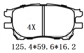 TEMB SCP1870B Brake Pad - TEMB TEMB SCP1870B Brake Pad 天博 SCP1870B 刹车片 TEMB Brake System