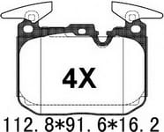 TEMB SCP1872A Brake Pad