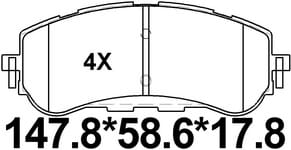 天博 SCP1883 刹车片 - TEMB TEMB SCP1883 Brake Pad 天博 SCP1883 刹车片 TEMB 刹车系统
