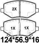 天博 SCP1885 刹车片 - TEMB TEMB SCP1885 Brake Pad 天博 SCP1885 刹车片 TEMB 刹车系统