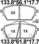 天博 SCP1888 刹车片 - TEMB TEMB SCP1888 Brake Pad 天博 SCP1888 刹车片 TEMB 刹车系统
