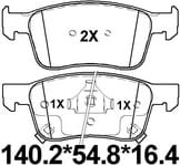 天博 SCP1891 刹车片 - TEMB TEMB SCP1891 Brake Pad 天博 SCP1891 刹车片 TEMB 刹车系统