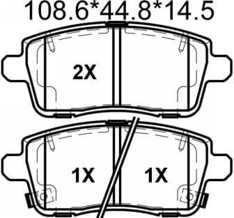 天博 SCP1901A 刹车片 - TEMB TEMB SCP1901A Brake Pad 天博 SCP1901A 刹车片 TEMB 刹车系统