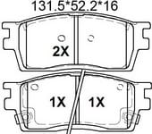 TEMB SCP1902 Brake Pad