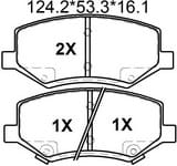 天博 SCP1906 刹车片 - TEMB TEMB SCP1906 Brake Pad 天博 SCP1906 刹车片 TEMB 刹车系统