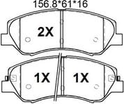 天博 SCP1914 刹车片 - TEMB TEMB SCP1914 Brake Pad 天博 SCP1914 刹车片 TEMB 刹车系统