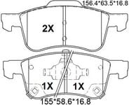 天博 SCP1930 刹车片 - TEMB TEMB SCP1930 Brake Pad 天博 SCP1930 刹车片 TEMB 刹车系统