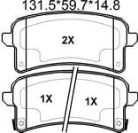 天博 SCP1932 刹车片 - TEMB TEMB SCP1932 Brake Pad 天博 SCP1932 刹车片 TEMB 刹车系统
