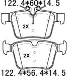 天博 SCP1937A 刹车片 - TEMB TEMB SCP1937A Brake Pad 天博 SCP1937A 刹车片 TEMB 刹车系统