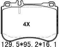 TEMB SCP1938A Brake Pad