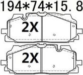 天博 SCP1964 刹车片 - TEMB TEMB SCP1964 Brake Pad 天博 SCP1964 刹车片 TEMB 刹车系统