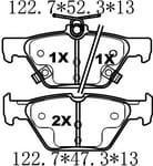 天博 SCP1967A 刹车片 - TEMB TEMB SCP1967A Brake Pad 天博 SCP1967A 刹车片 TEMB 刹车系统