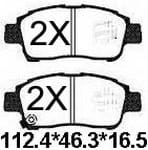 天博 SCP200 刹车片 - TEMB TEMB SCP200 Brake Pad 天博 SCP200 刹车片 TEMB 刹车系统
