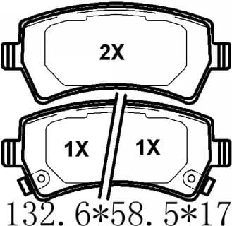 天博 SCP2009 刹车片 - TEMB TEMB SCP2009 Brake Pad 天博 SCP2009 刹车片 TEMB 刹车系统