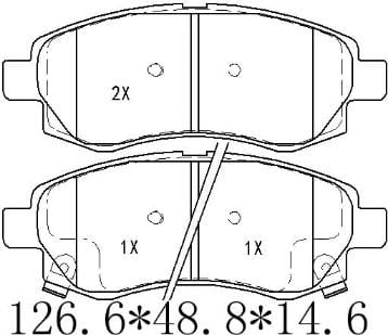 天博 SCP2021 刹车片 - TEMB TEMB SCP2021 Brake Pad 天博 SCP2021 刹车片 TEMB 刹车系统