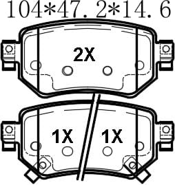 天博 SCP2037 刹车片 - TEMB TEMB SCP2037 Brake Pad 天博 SCP2037 刹车片 TEMB 刹车系统