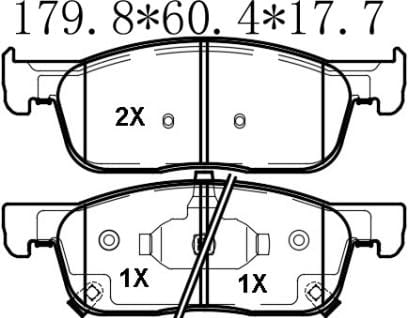 TEMB SCP2039 Brake Pad