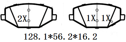 天博 SCP2045A 刹车片 - TEMB TEMB SCP2045A Brake Pad 天博 SCP2045A 刹车片 TEMB 刹车系统