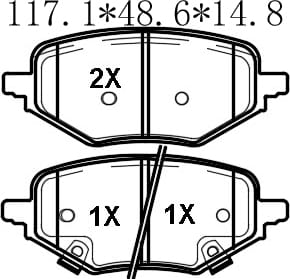 天博 SCP2049 刹车片 - TEMB TEMB SCP2049 Brake Pad 天博 SCP2049 刹车片 TEMB 刹车系统