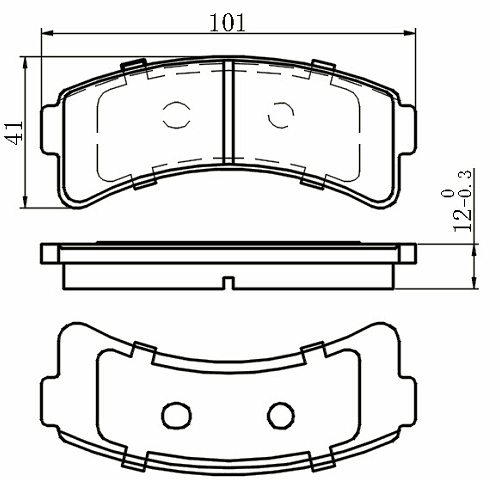 TEMB SCP2062 Brake Pad
