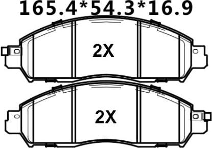 天博 SCP2104 刹车片 - TEMB TEMB SCP2104 Brake Pad 天博 SCP2104 刹车片 TEMB 刹车系统