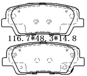 天博 SCP2122 刹车片 - TEMB TEMB SCP2122 Brake Pad 天博 SCP2122 刹车片 TEMB 刹车系统