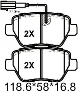 天博 SCP2126A 刹车片 - TEMB TEMB SCP2126A Brake Pad 天博 SCP2126A 刹车片 TEMB 刹车系统
