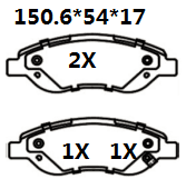 天博 SCP2135 刹车片 - TEMB TEMB SCP2135 Brake Pad 天博 SCP2135 刹车片 TEMB 刹车系统