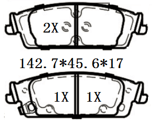 天博 SCP2146 刹车片 - TEMB TEMB SCP2146 Brake Pad 天博 SCP2146 刹车片 TEMB 刹车系统