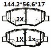 天博 SCP2160 刹车片 - TEMB TEMB SCP2160 Brake Pad 天博 SCP2160 刹车片 TEMB 刹车系统