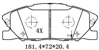 天博 SCP2164 刹车片 - TEMB TEMB SCP2164 Brake Pad 天博 SCP2164 刹车片 TEMB 刹车系统