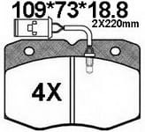 天博 SCP217 刹车片 - TEMB TEMB SCP217 Brake Pad 天博 SCP217 刹车片 TEMB 刹车系统