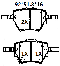 TEMB SCP2177 Brake Pad