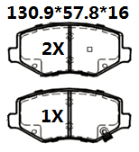 天博 SCP2184 刹车片 - TEMB TEMB SCP2184 Brake Pad 天博 SCP2184 刹车片 TEMB 刹车系统