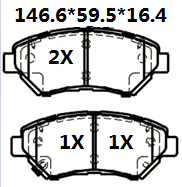天博 SCP2185 刹车片 - TEMB TEMB SCP2185 Brake Pad 天博 SCP2185 刹车片 TEMB 刹车系统