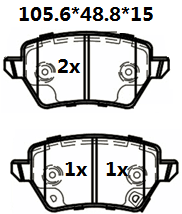 天博 SCP2194 刹车片 - TEMB TEMB SCP2194 Brake Pad 天博 SCP2194 刹车片 TEMB 刹车系统