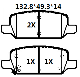 天博 SCP2234 刹车片 - TEMB TEMB SCP2234 Brake Pad 天博 SCP2234 刹车片 TEMB 刹车系统