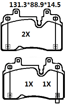 天博 SCP2257 刹车片 - TEMB TEMB SCP2257 Brake Pad 天博 SCP2257 刹车片 TEMB 刹车系统