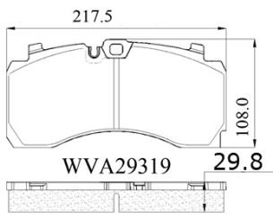 天博 SCP2262 刹车片 - TEMB TEMB SCP2262 Brake Pad 天博 SCP2262 刹车片 TEMB 刹车系统