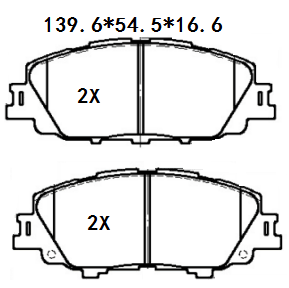 天博 SCP2264 刹车片 - TEMB TEMB SCP2264 Brake Pad 天博 SCP2264 刹车片 TEMB 刹车系统