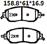 天博 SCP2275 刹车片 - TEMB TEMB SCP2275 Brake Pad 天博 SCP2275 刹车片 TEMB 刹车系统