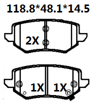 天博 SCP2276 刹车片 - TEMB TEMB SCP2276 Brake Pad 天博 SCP2276 刹车片 TEMB 刹车系统