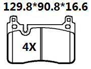 天博 SCP2277 刹车片 - TEMB TEMB SCP2277 Brake Pad 天博 SCP2277 刹车片 TEMB 刹车系统