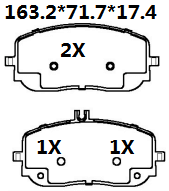 天博 SCP2284 刹车片 - TEMB TEMB SCP2284 Brake Pad 天博 SCP2284 刹车片 TEMB 刹车系统