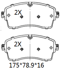 天博 SCP2296 刹车片 - TEMB TEMB SCP2296 Brake Pad 天博 SCP2296 刹车片 TEMB 刹车系统